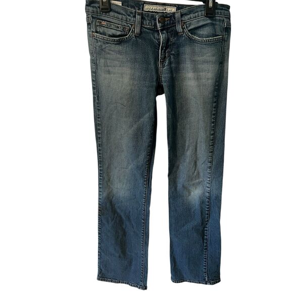 Joes Jeans Joplin Low Rise Jeans Womens 29 Med Wash Bootcut Retro Y2K Rockabilly - Picture 1 of 10